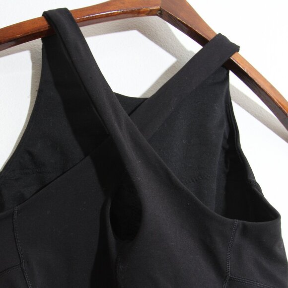 Lululemon Key to Balance Tank Top Black Keyhole Built-in-Bra Nulu High Neck Sz 4 - Picture 8 of 14